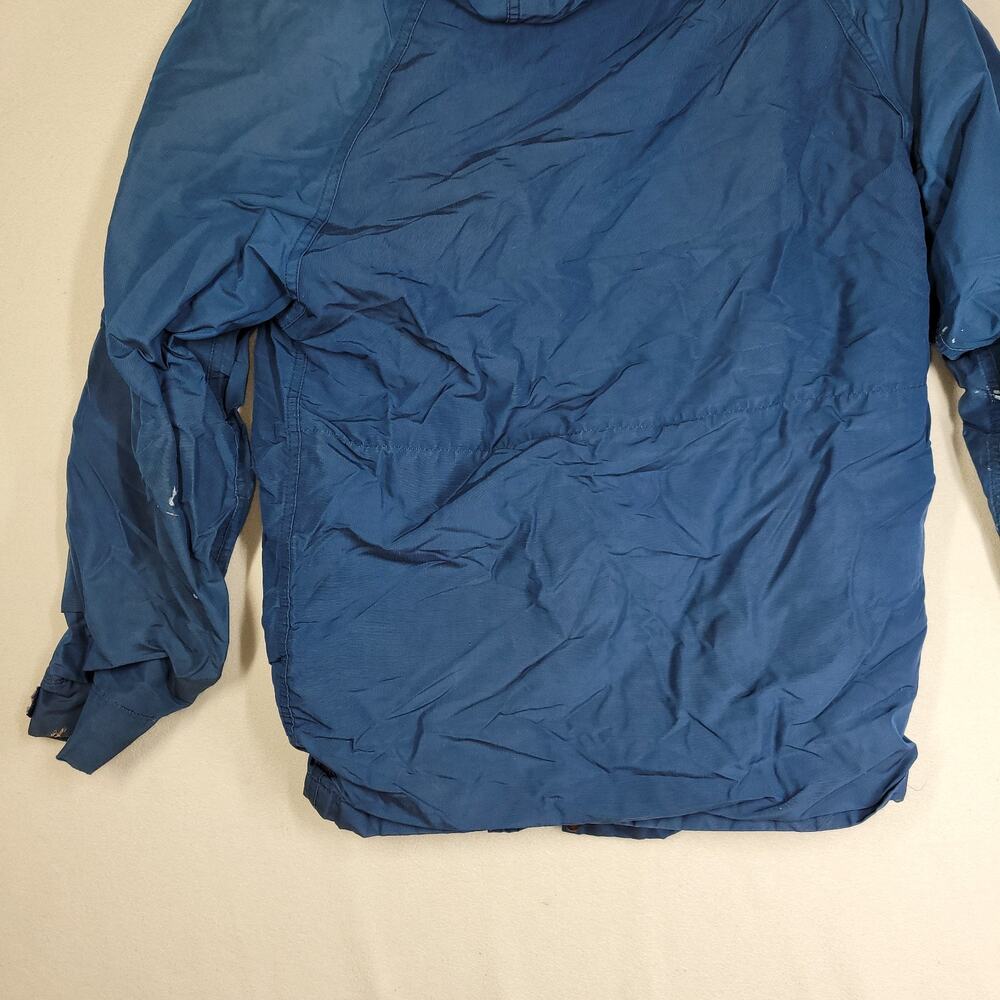 Vintage Woolrich Rain Jacket Medium Mens Windbreaker Zip Hooded Gorpcore Retro - Picture 10 of 16
